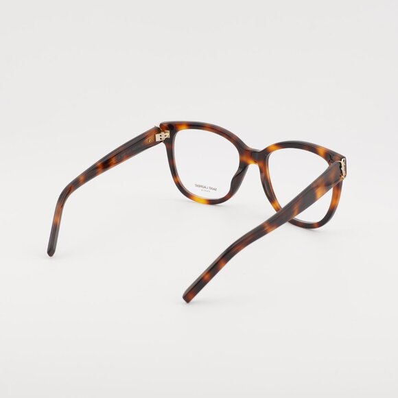 Saint Laurent SLM97 003 Eyeglasses Havana 54mm Square Frame - Picture 5 of 12